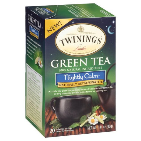 Twinings Of London Nightly Calm Green Tea, 20 Count