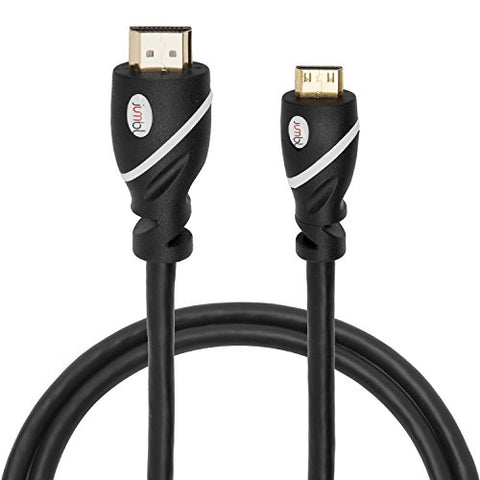 High-Speed HDMI-A to Mini HDMI-C Premium Cable (3 Feet) - Black