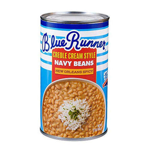 Blue Runner Navy Beans New Orleans Spicy Cream Style 27 oz