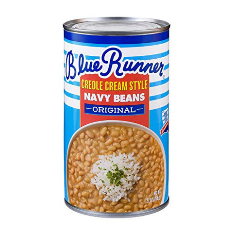 Blue Runner Navy Beans Creole Cream Style 27 oz