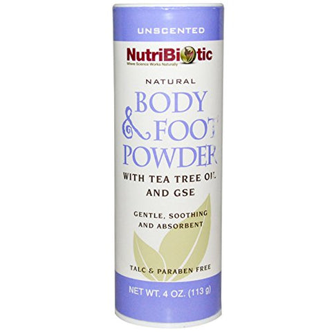 Body & Foot Powder, Unscented 4oz