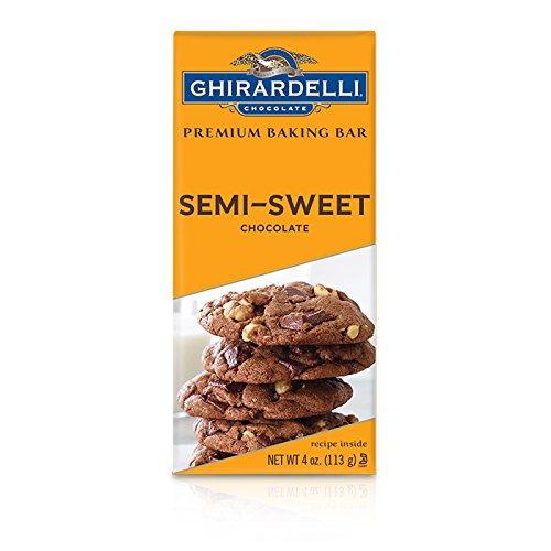 Ghirardelli Semi-Sweet Chocolate Baking Bar, 4 oz