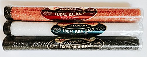 Salt Assorted Classics S/3 Tubes (Red Alaea, Black and White Sea Salt)