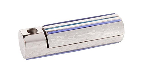 Folding Travel Hanukkah Menorah - Blue