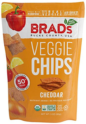 Brad's Plant Based - Raw Chips - Cheddar - 3 oz.