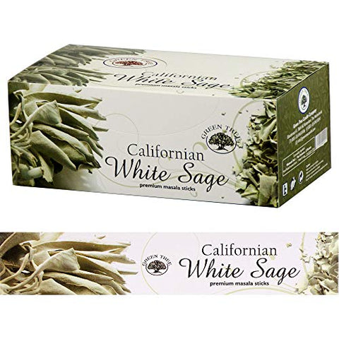 Green Tree Incense 15 gr - White Sage (pack of 12)