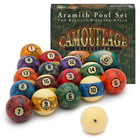 Pool Aramith Camouflage Set 2 1/4''