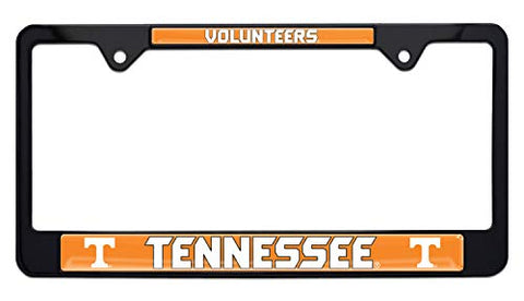 University of Tennessee Volunteers Black License Plate Frame