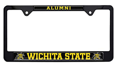 Wichita State Alumni Black License Plate Frame