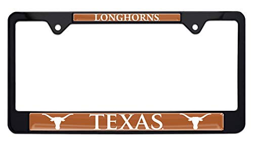 University of Texas Longhorn Black License Plate Frame