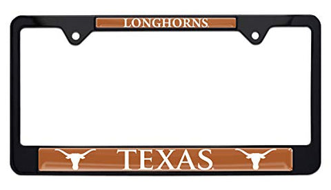 University of Texas Longhorn Black License Plate Frame