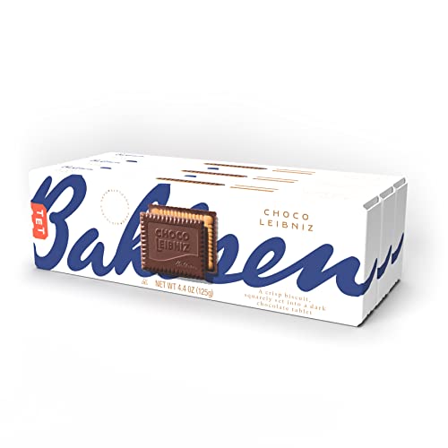 Bahlsen Choco-Leibniz with Dark Chocolate, 4.4 oz