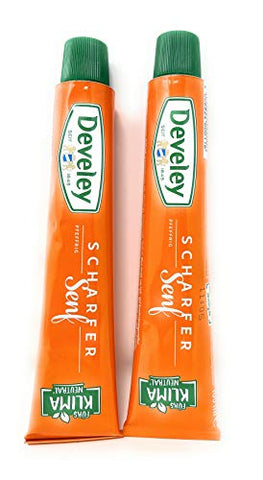 Develey Hot Mustard Tube, 3.38 oz