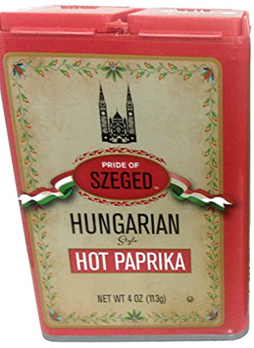 Szeged Hot Paprika in Tin, 4 oz