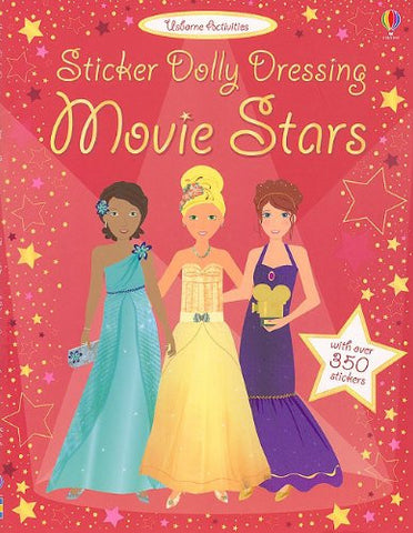 Sticker Dolly Dressing Movie Stars (Usborne Activities)