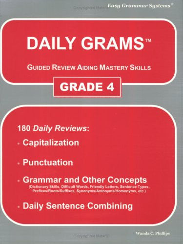 Daily Grams Guided Review Aiding Mastery Skills Grd 4: Grade 4
