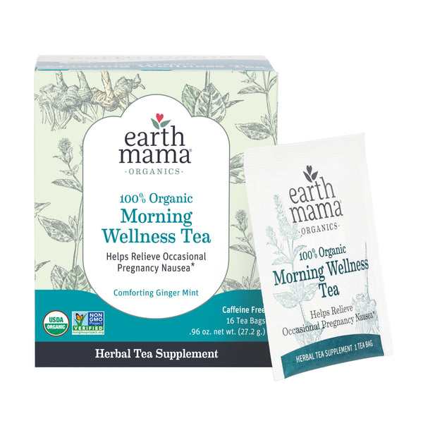 Earth Mama Organic Morning Wellness Tea, 16 ct