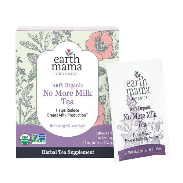Earth Mama Organic No More Milk Tea, 16 ct