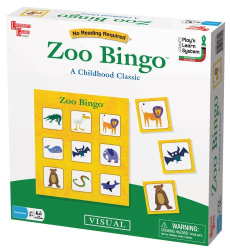 Zoo Bingo Game