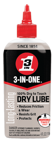 3-IN-ONE 100% Dry to Touch Dry Lube, 4 oz