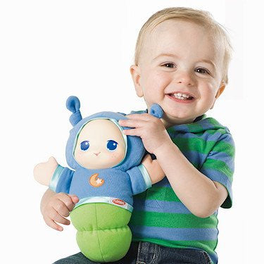 Playskool Lullaby Gloworm Plush Case (Boy Blue #A1203)