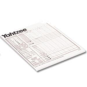 Yahtzee® Score Pads, 80 Sheets