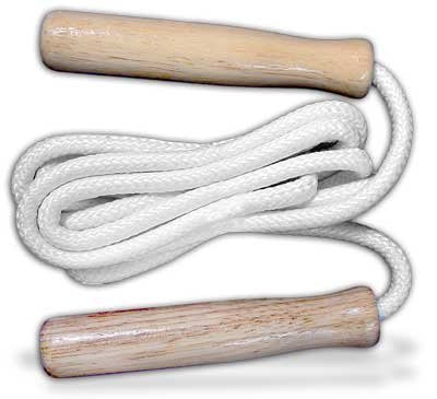 16-ft Cotton Jump Rope with Wooden Handles