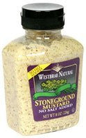 Westbrae Mustard Stone Ground No Salt 8.0 OZ