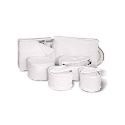 China Storage - White Vinyl Dinnerware Starter set/6