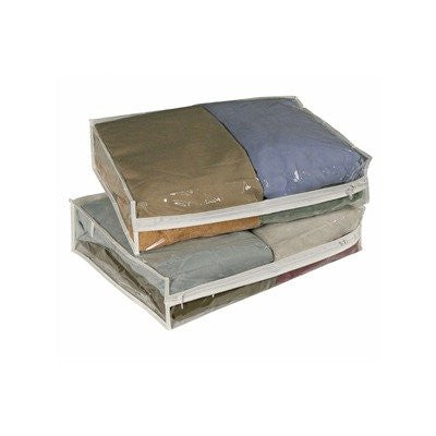 Clear Vinyl Sweater Bag set/2