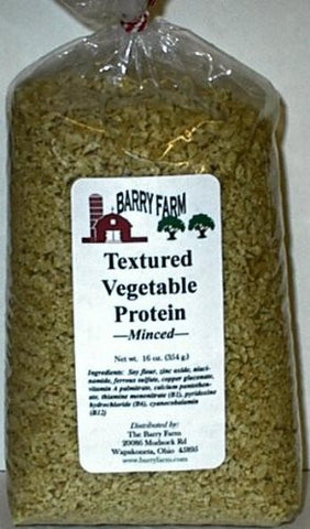 Textured Vegetable Protein 1 lb. Package, Granulated