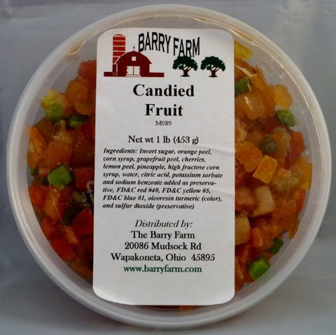 Candied Mixed Fruit 16 oz.