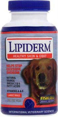 Lipiderm Gel Caps lg dog ‐ 120 ct