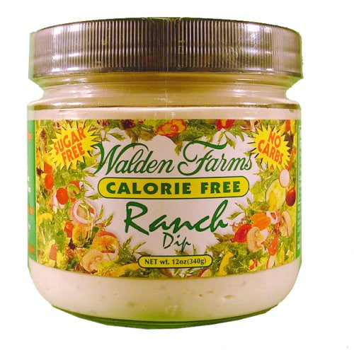 Walden Farms Ranch Dip, Sugar Free, Calorie Free, Carb Free, Fat Free, 12 oz.