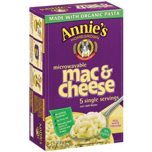 Annie's Homegrown Organic Microwave Macaroni And Cheese Single Serve 10.7 OZ