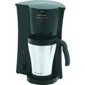 B&D Brew 'n Go Coffeemaker w/ S/S Travel Mug