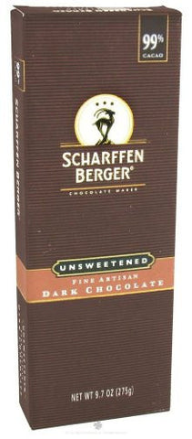 Unsweetened Dark Chocolate 9.75 OZ