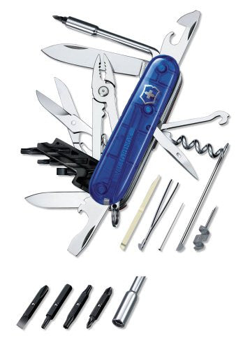 Victorinox Original Swiss Army Knives CyberTool 34 Sapphire Trans.