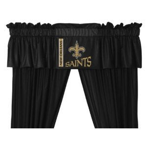 VALANCE New Orleans Saints - Color Black - Size 88x14