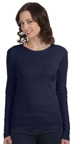 Bella + Canvas Womens Baby Rib Long-Sleeve T-Shirt