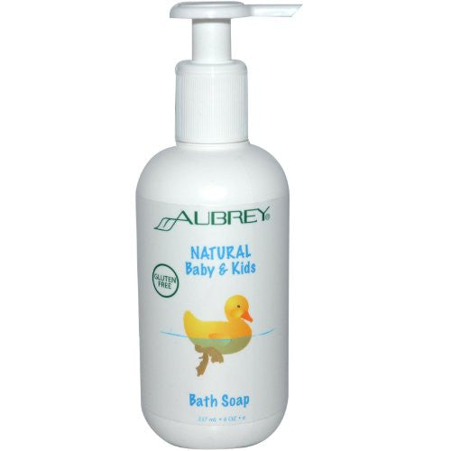 Aubrey Organics - Natural Baby & Kids Bath Soap, 8 fl oz liquid