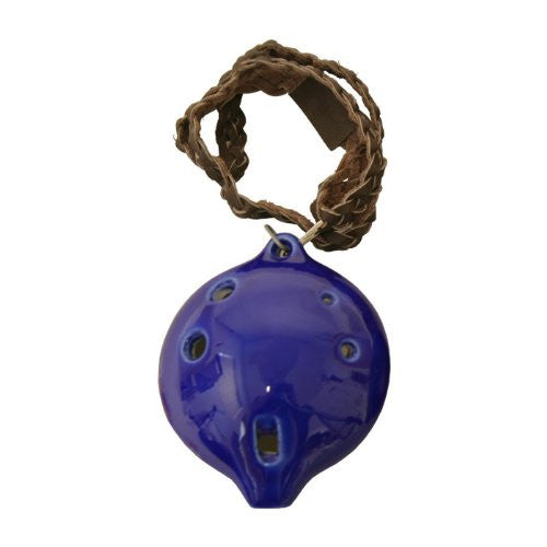 Ocarina, Necklace, Tenor, D4, Blue - DOBANI