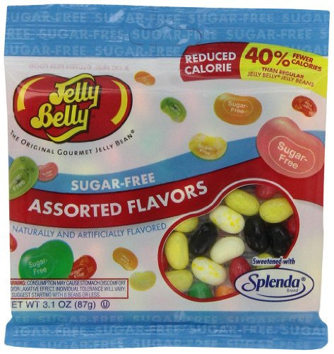 Jelly Belly Assorted Flavors, Sugar Free 3.1 OZ