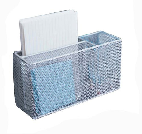Design Ideas Mesh Magnet Organizer, Silver