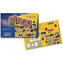 Kid's Real-Life Picture Bingo Game - Animal