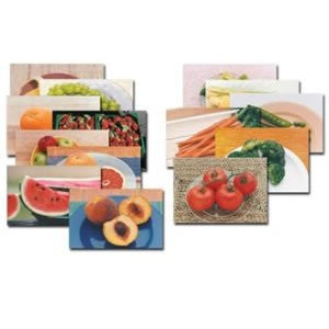 Fruits & Vegetables Poster Set of 14