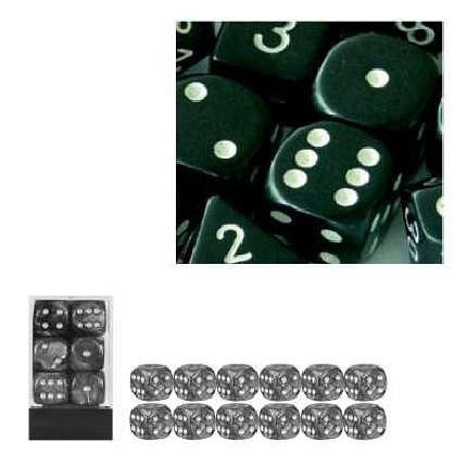6-sided Dice: Opaque Black