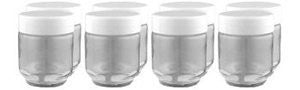 Euro Cuisine GY1920 Glass Jars for Yogurt Maker, Set of 8