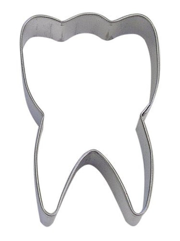 Tooth 3" Tinplated Cookie Cutter