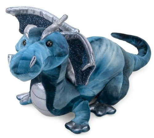 Plush Jade Blue Dragon 15"